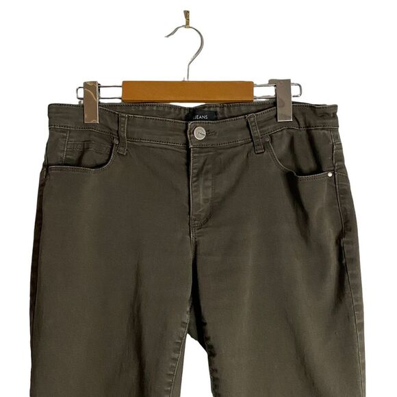 R. Jeans Women's Green High Waisted Denim Jeans - Picture 2 of 9